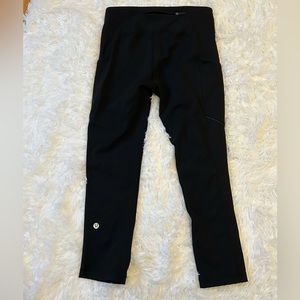 Lululemon Black Capris Leggings Size 4